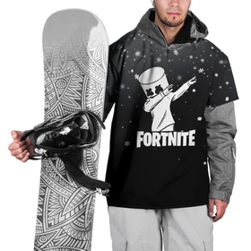 Накидка на куртку 3D с принтом Снежный Fortnite Marshmello , 100% полиэстер |  | archetype | fortnite | fortnite x | game | ikonik | marshmello | raven | архетип | ворон | игра | иконик | маршмелло | фортнайт
