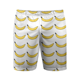 Мужские шорты спортивные с принтом Крупный Банановый рай в Санкт-Петербурге,  |  | fyfy | fyfys | hfq | банановыйрай | бананы | рай