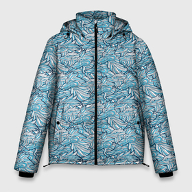 Мужская зимняя куртка 3D с принтом Силуэты Волков в Курске, верх — 100% полиэстер; подкладка — 100% полиэстер; утеплитель — 100% полиэстер | длина ниже бедра, свободный силуэт Оверсайз. Есть воротник-стойка, отстегивающийся капюшон и ветрозащитная планка. 

Боковые карманы с листочкой на кнопках и внутренний карман на молнии. | Тематика изображения на принте: gray wolf | predator | the beast | volkolak | wolf | wolfhound | волк | волкодав | волколак | волчара | вурдалак | зверь | зов волка | морской волк | оборотень | оскал | рисунок волка | санитар леса | серый волк | хищник