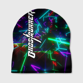 Шапка 3D с принтом Ghostrunner Logo в Екатеринбурге, 100% полиэстер | универсальный размер, печать по всей поверхности изделия | ghostrunner | ghostrunner логотип | the ghostrunner | гост раннер | гостраннер | призрачный бегун
