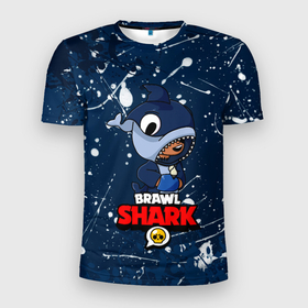 Мужская футболка 3D Slim с принтом BRAWL STARS SHARK красочный , 100% полиэстер с улучшенными характеристиками | приталенный силуэт, круглая горловина, широкие плечи, сужается к линии бедра | 8bit | brawl stars | colette | crow | gale | leon | max | mecha | mecha crow | mrp | sally leon | shark | squeak | tara | virus 8bit | werewolf leon | акула | берли | бравл старс | ворон | коллет | макс | оборотень | сквик