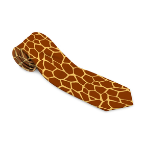 Галстук 3D с принтом Шкура Жирафа (Giraffe) в Кировске, 100% полиэстер | Длина 148 см; Плотность 150-180 г/м2 | Тематика изображения на принте: animals | giraffe | safari | zoo | африка | дикая природа | животные | жираф | звери | зоопарк | кожа жирафа | мода | саванна | сафари