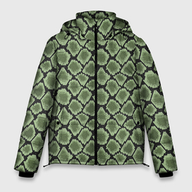 Мужская зимняя куртка 3D с принтом Змеиная Шкура (Snake) в Новосибирске, верх — 100% полиэстер; подкладка — 100% полиэстер; утеплитель — 100% полиэстер | длина ниже бедра, свободный силуэт Оверсайз. Есть воротник-стойка, отстегивающийся капюшон и ветрозащитная планка. 

Боковые карманы с листочкой на кнопках и внутренний карман на молнии. | boa | cobra | dragon | gyurza | poisonous snake | python | reptile | runner | snake | viper | бросок кобры | гадюка | год змеи | гюрза | дракон | змеиная кожа | змей горыныч | змея | кобра | королевская кобра | питон | пресмыкающееся