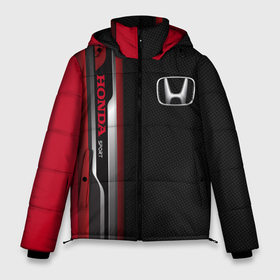 Мужская зимняя куртка 3D с принтом HONDA Sport (carbon texture)   Хонда Спорт (текстура карбон) , верх — 100% полиэстер; подкладка — 100% полиэстер; утеплитель — 100% полиэстер | длина ниже бедра, свободный силуэт Оверсайз. Есть воротник-стойка, отстегивающийся капюшон и ветрозащитная планка. 

Боковые карманы с листочкой на кнопках и внутренний карман на молнии. | auto | autosport | avto | car | honda | race | street racing | авто | автоспорт | гонки | карбон | марка | машина | тачка | хонда