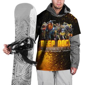 Накидка на куртку 3D с принтом Deep Rock Galactic (Герои) , 100% полиэстер |  | Тематика изображения на принте: deep rock | deep rock galactic | galactic | rock | игра