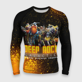 Мужской рашгард 3D с принтом Deep Rock Galactic (Герои) ,  |  | deep rock | deep rock galactic | galactic | rock | игра