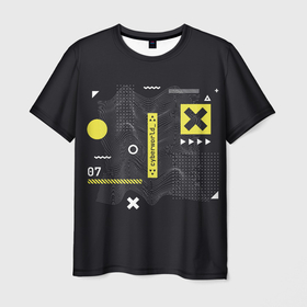 Мужская футболка 3D с принтом Cyberworld | кибермир в Екатеринбурге, 100% полиэфир | прямой крой, круглый вырез горловины, длина до линии бедер | cyberworld | абстракция.геометрия фигуры | интернет | кибермир | сеть