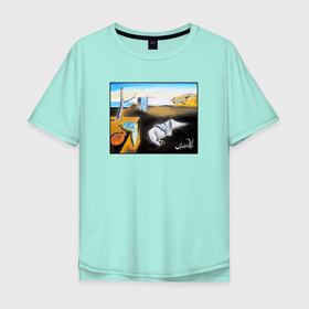 Мужская футболка хлопок Oversize с принтом Сальвадор Дали 