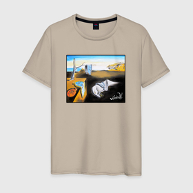 Мужская футболка хлопок с принтом Сальвадор Дали 