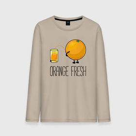 Мужской лонгслив хлопок с принтом Orange fresh. в Тюмени, 100% хлопок |  | Тематика изображения на принте: freshly squeezed | funny | joke | juice | orange | orange fresh | апельсин | апельсиновый фрэш | писает в стакан | прикол | свежевыжатый | сок | шутка