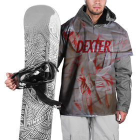 Накидка на куртку 3D с принтом Кровавая ткань в Новосибирске, 100% полиэстер |  | Тематика изображения на принте: dexter | halloween | декстер | косплей | костюм | кровь | пленка | хелоуин