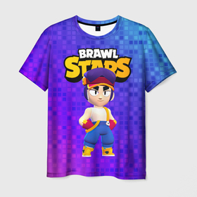 Мужская футболка 3D с принтом FANG BRAWL STARS фанг в Петрозаводске, 100% полиэфир | прямой крой, круглый вырез горловины, длина до линии бедер | brawl | brawl stars | brawlstars | fang | бравлстарс | фанг | фанк | фэнг