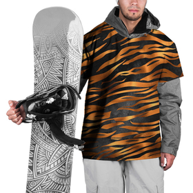 Накидка на куртку 3D с принтом В шкуре тигра в Новосибирске, 100% полиэстер |  | Тематика изображения на принте: 2022 | год тигра | новый год | новый год 2022 | символ года | тигр | тигренок | тигрица | тигры