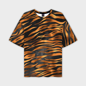 Мужская футболка OVERSIZE 3D с принтом В шкуре тигра в Новосибирске,  |  | 2022 | год тигра | новый год | новый год 2022 | символ года | тигр | тигренок | тигрица | тигры