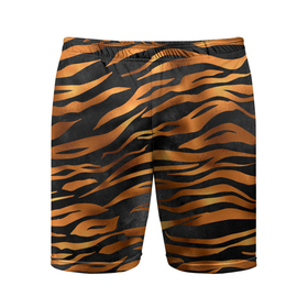 Мужские шорты спортивные с принтом В шкуре тигра в Екатеринбурге,  |  | 2022 | год тигра | новый год | новый год 2022 | символ года | тигр | тигренок | тигрица | тигры