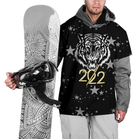Накидка на куртку 3D с принтом Символ года (тигр 2022 Ура Ура) в Екатеринбурге, 100% полиэстер |  | Тематика изображения на принте: 2022 | новый год | подарок | праздник | символ года | тигр