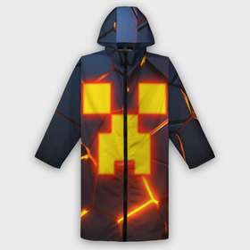 Дождевик унисекс 3D с принтом ОГНЕННЫЙ КРИПЕР | 3D ПЛИТЫ   FIRE CREEPER в городе Новоалтайск,  |  | 3d | 3d плиты | 3d разлом | block | creeper | cube | fire | flame | game | geometry | hexagon | minecraft | neon | pixel | tnt | блок | гаст | геометрия | детям | компьютерная игра | крафт | крипер | кубики | майнкрафт | неон | огненный майк