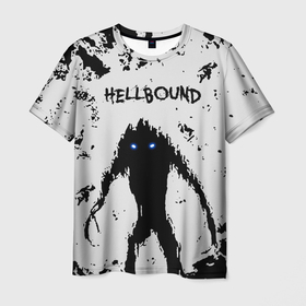 Мужская футболка 3D с принтом Hellbound Зов Ада , 100% полиэфир | прямой крой, круглый вырез горловины, длина до линии бедер | hellbound | зов ада | корейские сериалы | сериал зов ада | хелбаунд