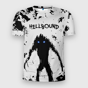 Мужская футболка 3D Slim с принтом Hellbound Зов Ада в Санкт-Петербурге, 100% полиэстер с улучшенными характеристиками | приталенный силуэт, круглая горловина, широкие плечи, сужается к линии бедра | Тематика изображения на принте: hellbound | зов ада | корейские сериалы | сериал зов ада | хелбаунд