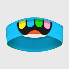 Повязка на голову 3D с принтом Toca Boca Logo | Тока Бока в Белгороде,  |  | logo | toca boca | детская игра | игра | лого | логотип | персонажи | прикоснуться ко рту | тока бока