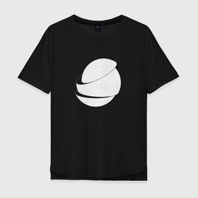 Мужская футболка хлопок Oversize с принтом Разрезанная сфера в Петрозаводске, 100% хлопок | свободный крой, круглый ворот, “спинка” длиннее передней части | абстракция | геометрия | разрез | сфера | шар