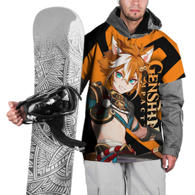 Накидка на куртку 3D с принтом Genshin Impact Gorou , 100% полиэстер |  | Тематика изображения на принте: genshin impact | gorou | геншин импакт | гео | горо | игры | персонажи