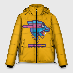 Мужская зимняя куртка 3D с принтом Mr Beast Pixel Art в Санкт-Петербурге, верх — 100% полиэстер; подкладка — 100% полиэстер; утеплитель — 100% полиэстер | длина ниже бедра, свободный силуэт Оверсайз. Есть воротник-стойка, отстегивающийся капюшон и ветрозащитная планка. 

Боковые карманы с листочкой на кнопках и внутренний карман на молнии. | blogger | gamer | games | gaming | mr beast | pixel art | retro | youtube | блогеры | игры | мистер бист | пиксель арт | ретро | ютуб | ютуберы