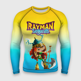 Мужской рашгард 3D с принтом Rayman Legends Barbara ,  |  | barbara | rayman legends | барбара | легенды раймана | легенды раймонда | легенды реймана | райман легендс | рейман легендс