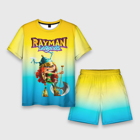 Мужской костюм с шортами 3D с принтом Rayman Legends Barbara в Тюмени,  |  | barbara | rayman legends | барбара | легенды раймана | легенды раймонда | легенды реймана | райман легендс | рейман легендс