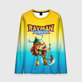 Мужской лонгслив 3D с принтом Rayman Legends Barbara в Тюмени, 100% полиэстер | длинные рукава, круглый вырез горловины, полуприлегающий силуэт | barbara | rayman legends | барбара | легенды раймана | легенды раймонда | легенды реймана | райман легендс | рейман легендс