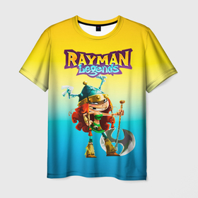 Мужская футболка 3D с принтом Rayman Legends Barbara в Тюмени, 100% полиэфир | прямой крой, круглый вырез горловины, длина до линии бедер | barbara | rayman legends | барбара | легенды раймана | легенды раймонда | легенды реймана | райман легендс | рейман легендс