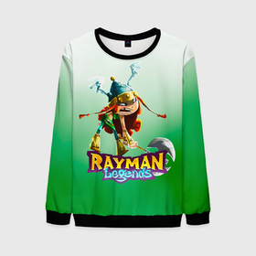 Мужской свитшот 3D с принтом Rayman Legends Барбара в Тюмени, 100% полиэстер с мягким внутренним слоем | круглый вырез горловины, мягкая резинка на манжетах и поясе, свободная посадка по фигуре | barbara | rayman legends | барбара | легенды раймана | легенды раймонда | легенды реймана | райман легендс | рейман легендс