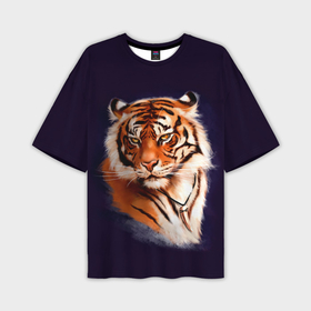 Мужская футболка OVERSIZE 3D с принтом Грозный Тигр | Символ 2022 Года | Tiger Beast в Белгороде,  |  | 2022 | beast | black | cat | christmas | merry | new year | tiger | xmas | водяной | год тигра | животные | зверь | когти | кот | кошки | новый год | огонь | паттерн | полосатый | рождество | тигр | узор | чб | черный