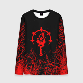 Мужской лонгслив 3D с принтом DARKEST DUNGEON FOREST RED в Новосибирске, 100% полиэстер | длинные рукава, круглый вырез горловины, полуприлегающий силуэт | abomination | antiquarian | arbalest | bounty hunter | colour of madness | crimson court | crusader | darkest dungeon | game | grave robber | hellion | highwaym | logo | roguelike | shieldbreaker | the shieldbreaker | игра | лого | лог