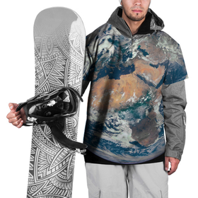 Накидка на куртку 3D с принтом третья планета от Солнца Земля в Курске, 100% полиэстер |  | earth | planet | земля | космос | планета