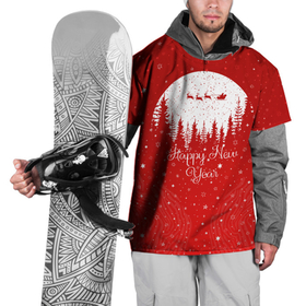 Накидка на куртку 3D с принтом Новогодний Принт 2021 Санта Клаус Рождество в Екатеринбурге, 100% полиэстер |  | 2022 | для детей | для подарка | для рождества | красный | новогодние | новогодний | ноывй год | подарки | рождественский | рождество | санта | снежинки