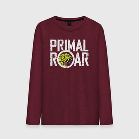 Мужской лонгслив хлопок с принтом PRIMAL ROAR logo в Белгороде, 100% хлопок |  | awesome | groove metal | logo | metal | логотип | метал