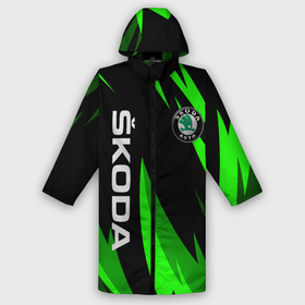 Дождевик унисекс 3D с принтом SKODA | Логотип | Узор в городе Новоалтайск,  |  | auto | logo | moto | rs | skoda | symbol | авто | автомобиль | гонки | знак | лого | логотип | логотипы | марка | машина | мото | символ | символы | шкода