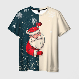 Мужская футболка 3D с принтом ДОЛГОЖДАННЫЙ ДЕД МОРОЗ | 2022 в Новосибирске, 100% полиэфир | прямой крой, круглый вырез горловины, длина до линии бедер | 2022 | christmas | frost | new year | santa claus | год тигра | дед мороз | дедушка мороз | мороз | наступающий год | новогодний | новый год | рождественский | рождество | рождество христово | с новым годом | санта