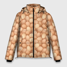 Мужская зимняя куртка 3D с принтом Куриные Яйца в Санкт-Петербурге, верх — 100% полиэстер; подкладка — 100% полиэстер; утеплитель — 100% полиэстер | длина ниже бедра, свободный силуэт Оверсайз. Есть воротник-стойка, отстегивающийся капюшон и ветрозащитная планка. 

Боковые карманы с листочкой на кнопках и внутренний карман на молнии. | амлет | белок | блюдо | глазунья | гоголь моголь | еда | желток | завтрак | закуска | кормление | куриные яйца | курица | кушанье | обед | перекус | пища | повар | продовольствие | продукты питания