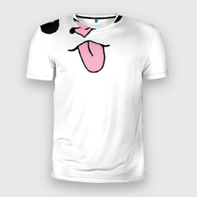 Мужская футболка 3D Slim с принтом Лапы,усы,хвост в Курске, 100% полиэстер с улучшенными характеристиками | приталенный силуэт, круглая горловина, широкие плечи, сужается к линии бедра | животные | кот | котик | кошка | лапки