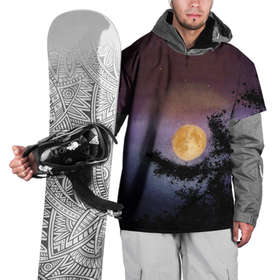 Накидка на куртку 3D с принтом night sky with full moon by Apkx , 100% полиэстер |  | Тематика изображения на принте: apkx | fullmoon | moon | night | sky | картина | луна | небо | ночь | полнолуние