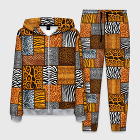 Мужской костюм 3D с принтом тигр, полосы, 2022 , 100% полиэстер | Манжеты и пояс оформлены тканевой резинкой, двухслойный капюшон со шнурком для регулировки, карманы спереди | 2022 год | в полоску | зебра | зима | змеиный | змея | леопардовый | новогодний | оранжевый | полосатый | пятнистый | с тигром | тигр | тигровый | шкуры животных