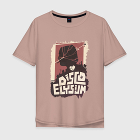 Мужская футболка хлопок Oversize с принтом Пороки Дюбуа , 100% хлопок | свободный крой, круглый ворот, “спинка” длиннее передней части | disco elysium | game | games | диско элизиум | игра | игры