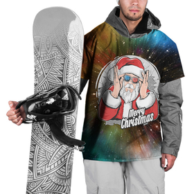 Накидка на куртку 3D с принтом Стерео Санта | 2022 в Тюмени, 100% полиэстер |  | 2022 | christmas | frost | new year | santa claus | год тигра | дед мороз | дедушка мороз | мороз | наступающий год | новогодний | новый год | рождественский | рождество | рождество христово | с новым годом | санта