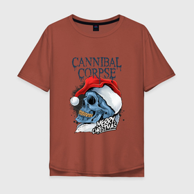 Мужская футболка хлопок Oversize с принтом Cannibal Corpse | Happy New Year в Курске, 100% хлопок | свободный крой, круглый ворот, “спинка” длиннее передней части | 2022 | cannibal | cannibal corpse | christmas | corpse | new year | алекс уэбстер | дэт метал | каннибал корпс | кеннибал корпс | кэннибал корпс | наступающий год | новогодний | новый год | рождественский | рождество