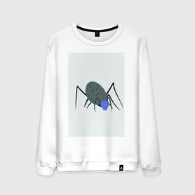 Мужской свитшот хлопок с принтом Мультяшка Паучок в Курске, 100% хлопок |  | нарисованный паук | паук | паучек | паучище | рисунок паука