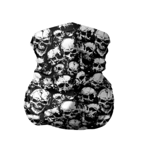 Бандана-труба 3D с принтом Screaming skulls в Кировске, 100% полиэстер, ткань с особыми свойствами — Activecool | плотность 150‒180 г/м2; хорошо тянется, но сохраняет форму | bone | bones | screaming | screaming skulls | skull | skulls | кости | кричат | кричащие | кричащие черепа | череп | черепа