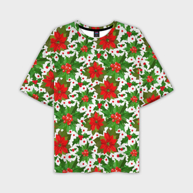 Мужская футболка OVERSIZE 3D с принтом Christmas 2022 в Санкт-Петербурге,  |  | одежда на рождество | подарок на рождество | рождественская одежда | рождество | счастливого рождества