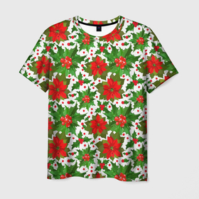 Мужская футболка 3D с принтом Christmas 2022 в Курске, 100% полиэфир | прямой крой, круглый вырез горловины, длина до линии бедер | одежда на рождество | подарок на рождество | рождественская одежда | рождество | счастливого рождества